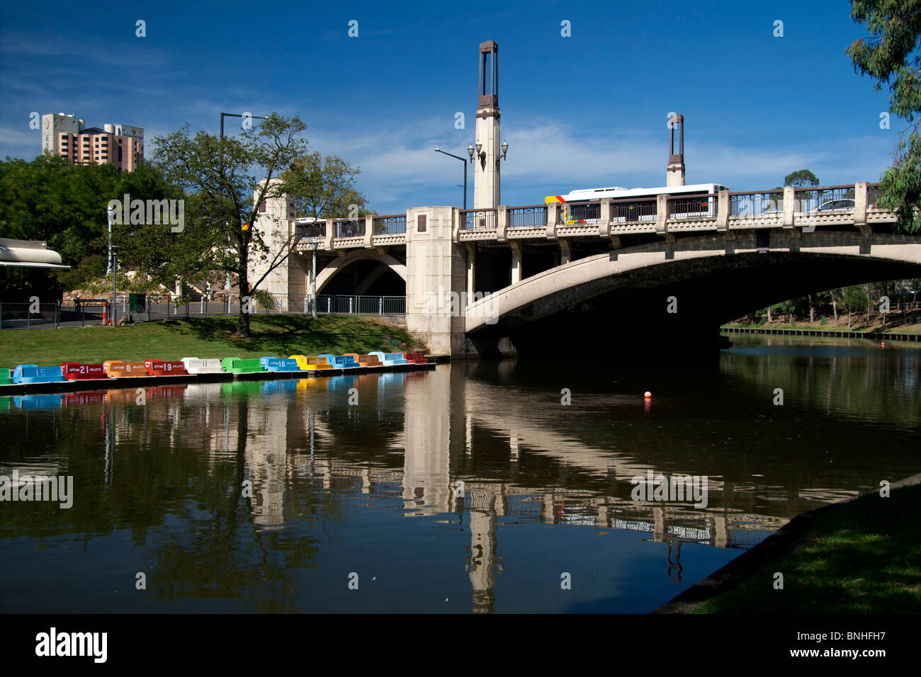 River Torrens, in Adelaide, South Australia Stock Photo