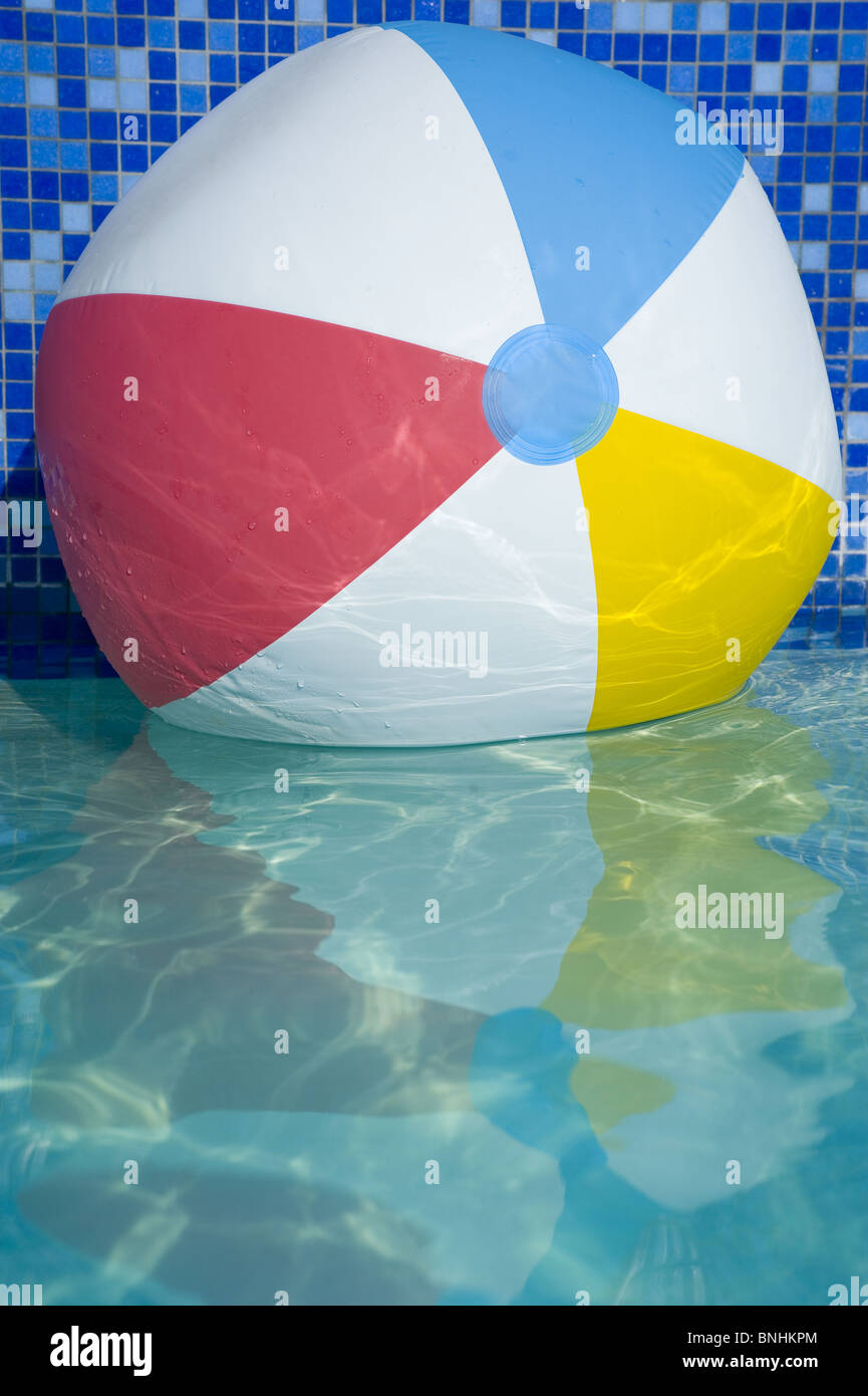 Beach Ball on Water Stock Photo Alamy