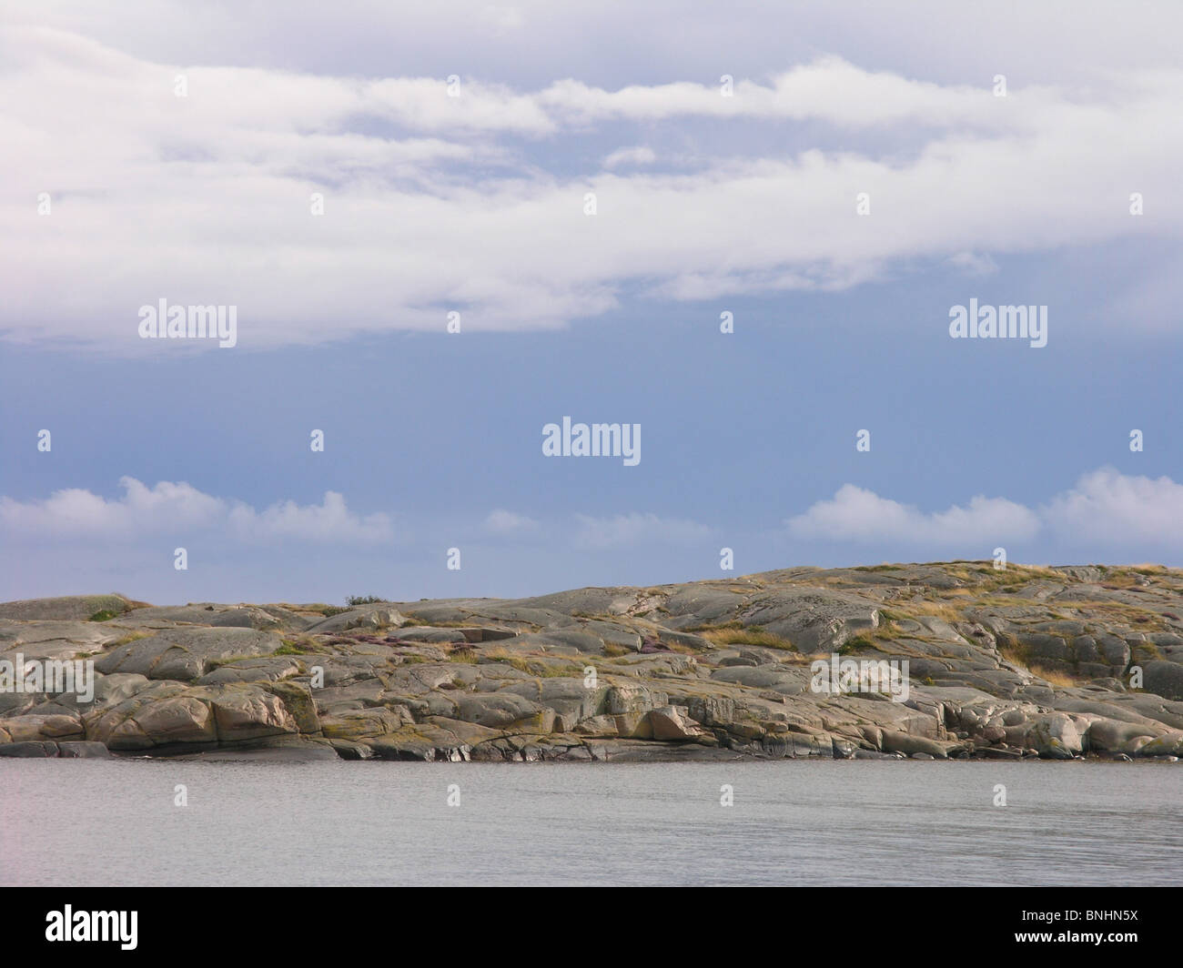 Sweden scenery landscape water clouds coast sea ocean Bohuslän province ...