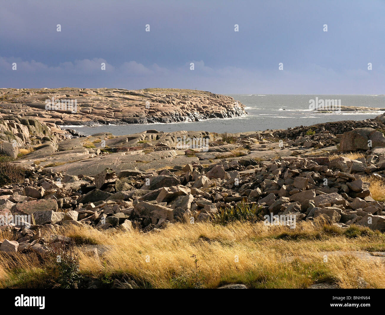 Sweden scenery landscape water coast sea ocean Bohuslän province ...