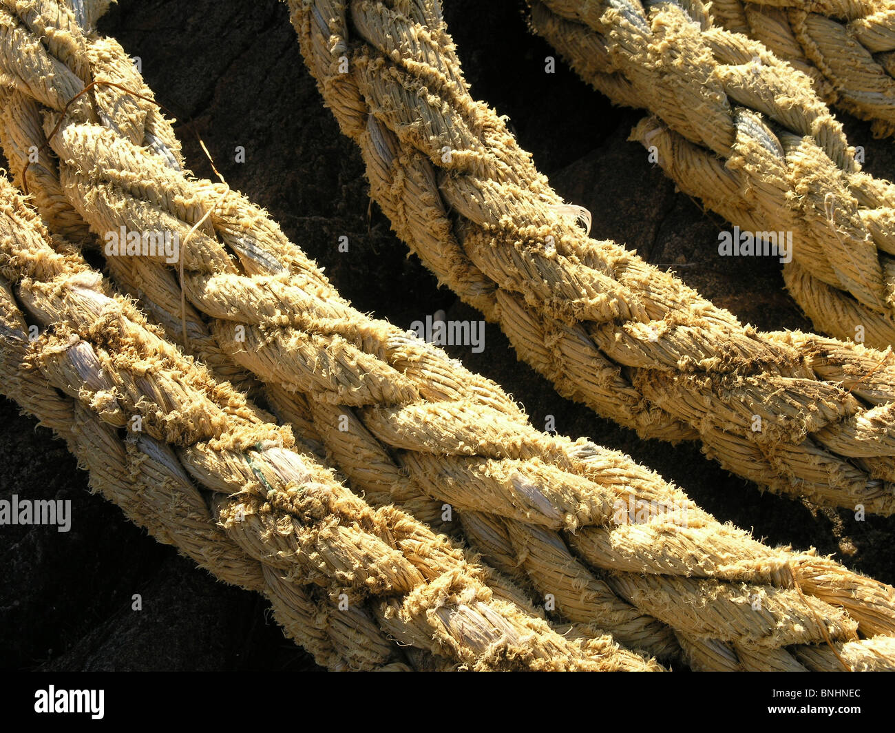 Swedish Ropes Sweden Bohuslän province ropes rope detail close-up fisher fishing ...