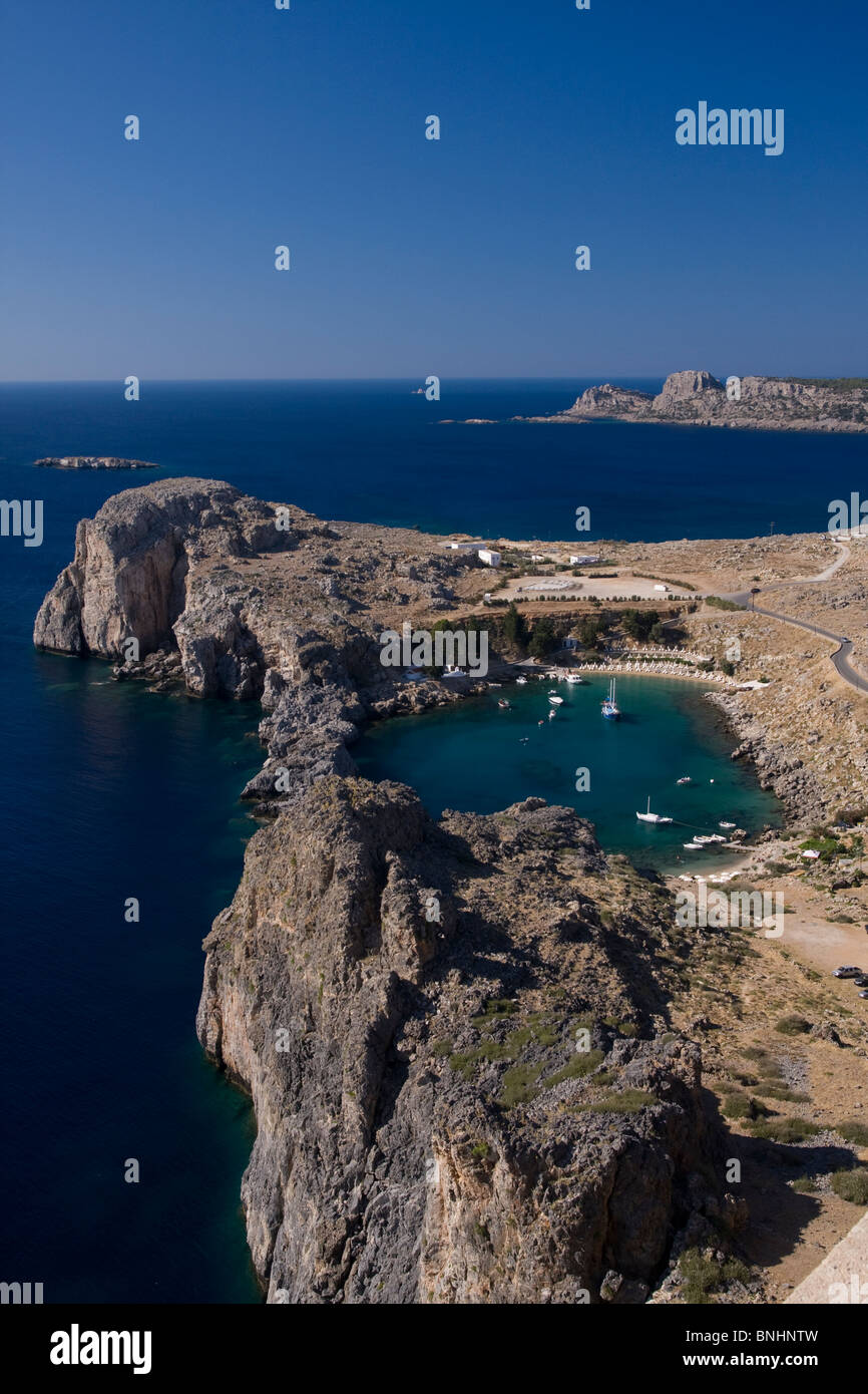 St pauls bay lindos hi-res stock photography and images - Alamy
