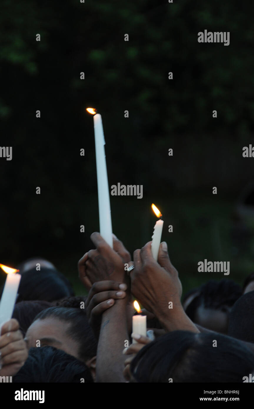 Candle Light Vigil High Resolution Stock Photography and Images Alamy