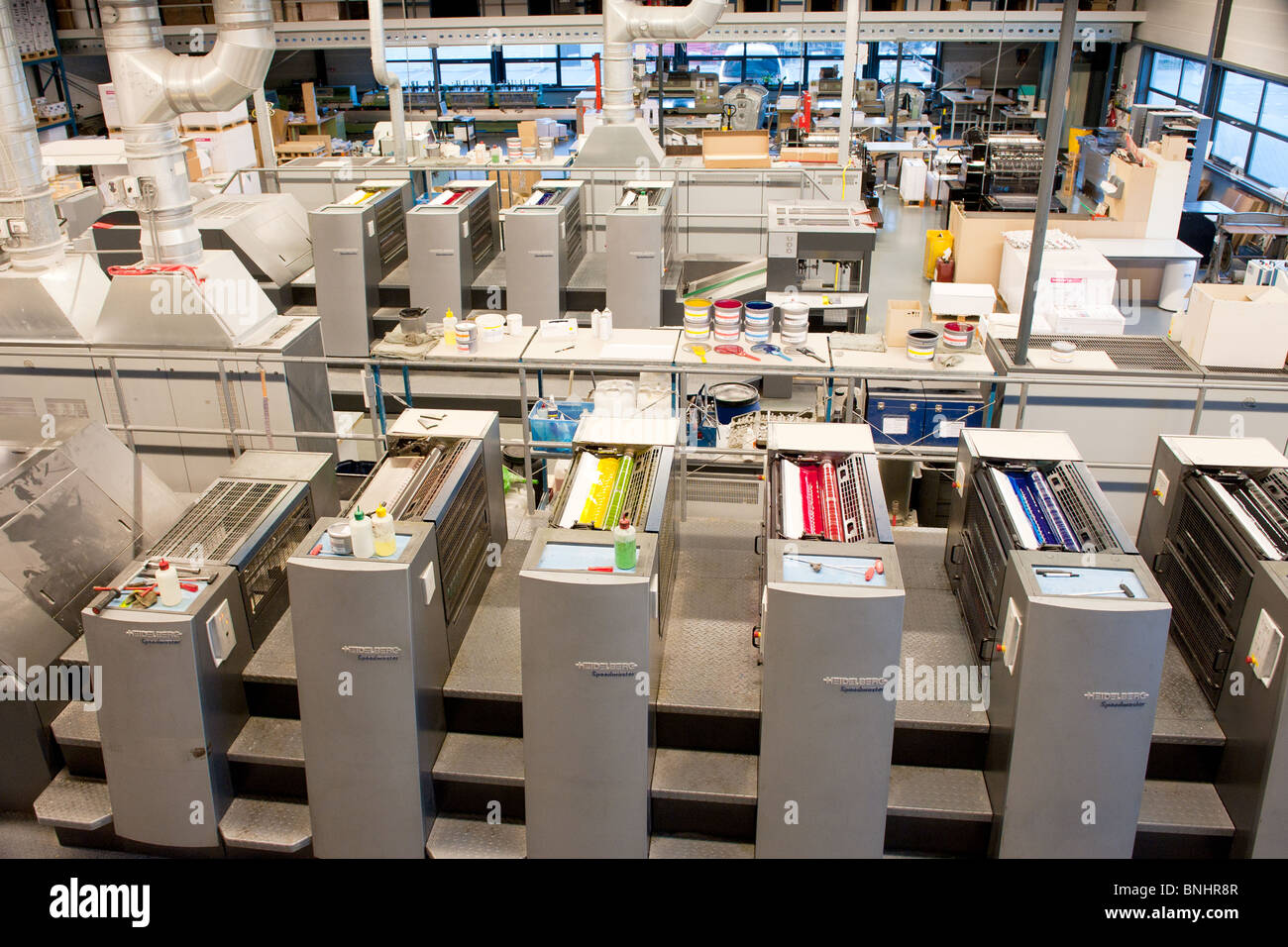 Big printing office Stock Photo Alamy
