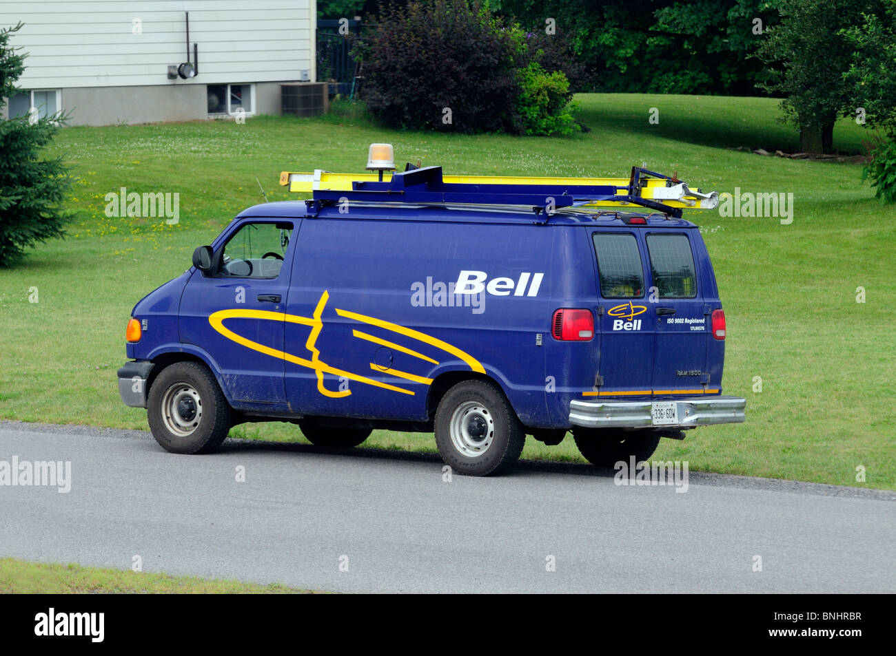 A Technical Service Van Of Bell Canada Telephone Company Stock Photo