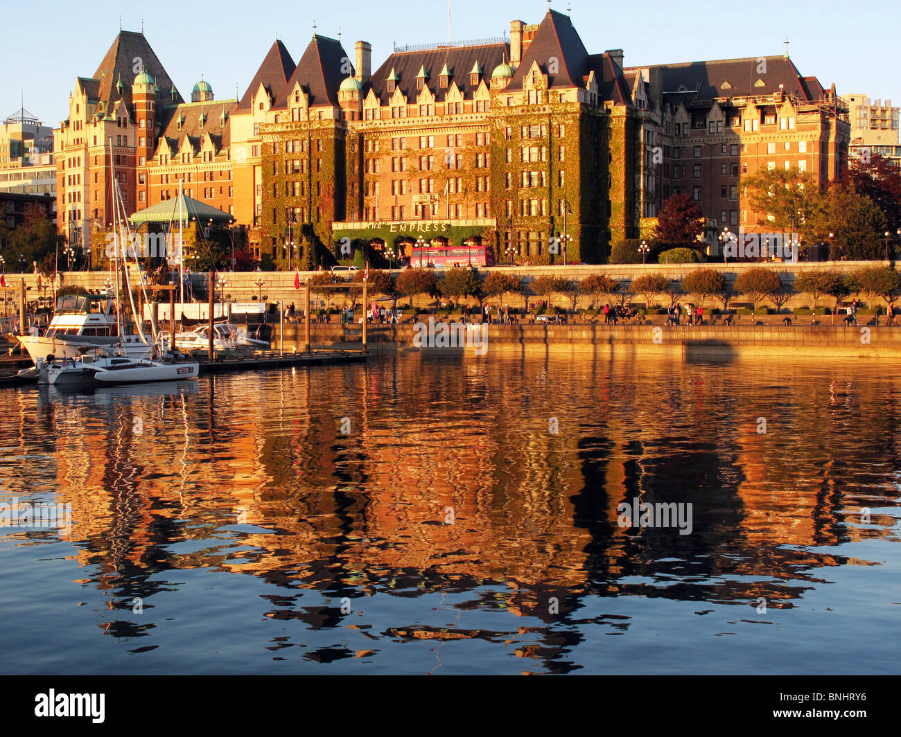 The Fairmont Empress Hotel - Victoria - Vancouver island - British Columbia - Canada Stock Photo