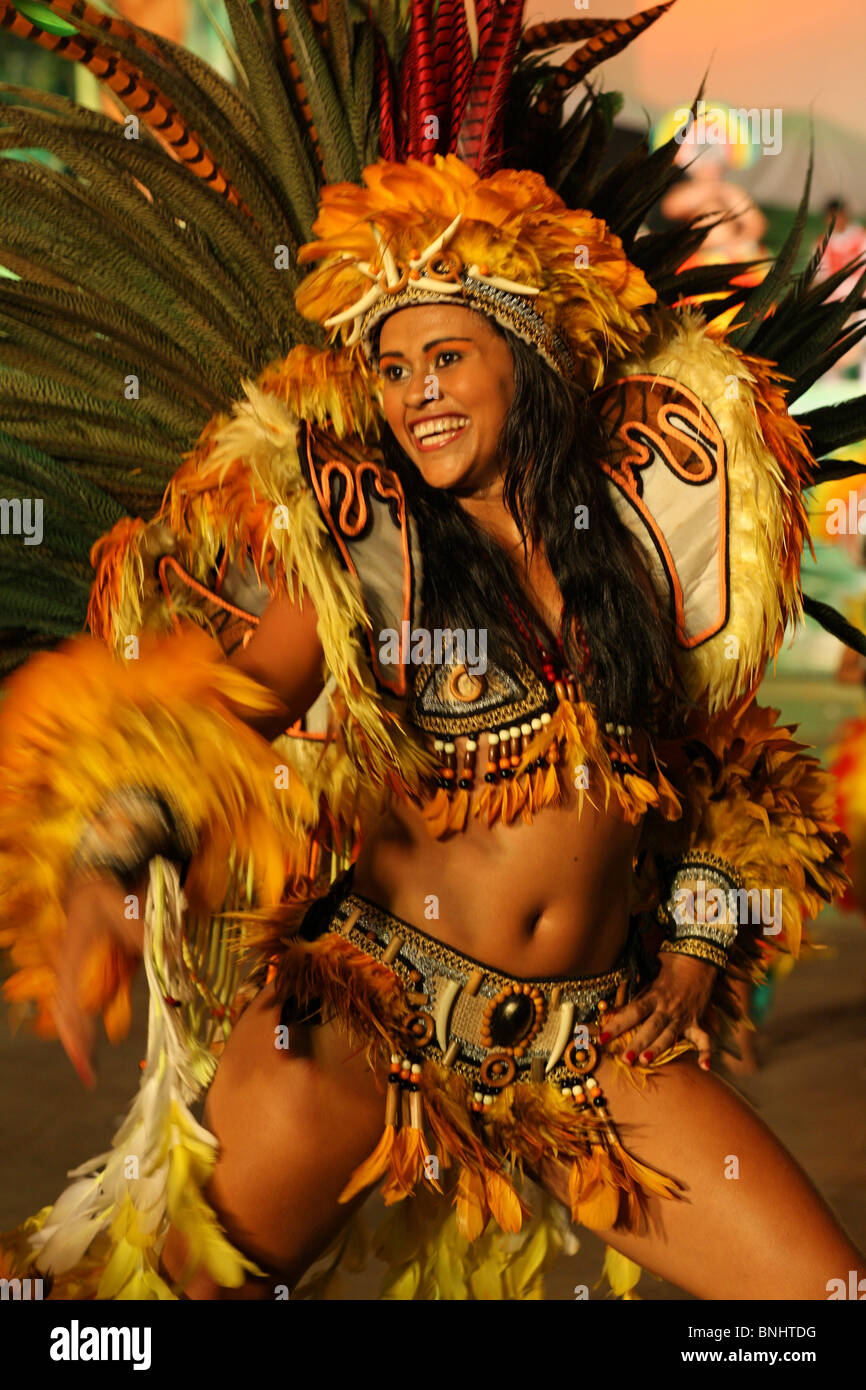 Parintins city Brazil Samba Show Boi Bumba Amazon basin Amazonia tropics  tropical group people women woman costume costumes Stock Photo - Alamy