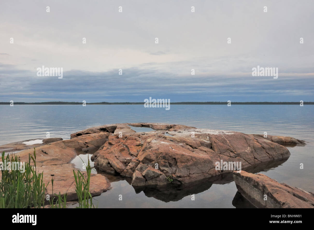 Camping on Egg Lake near la Ronge, Saskatchewan Canada Stock Photo Alamy