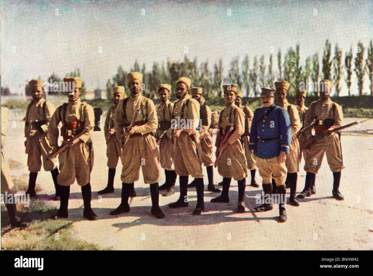 First World War 1914 Riflemen from Marocoo French Army Battle of the ...