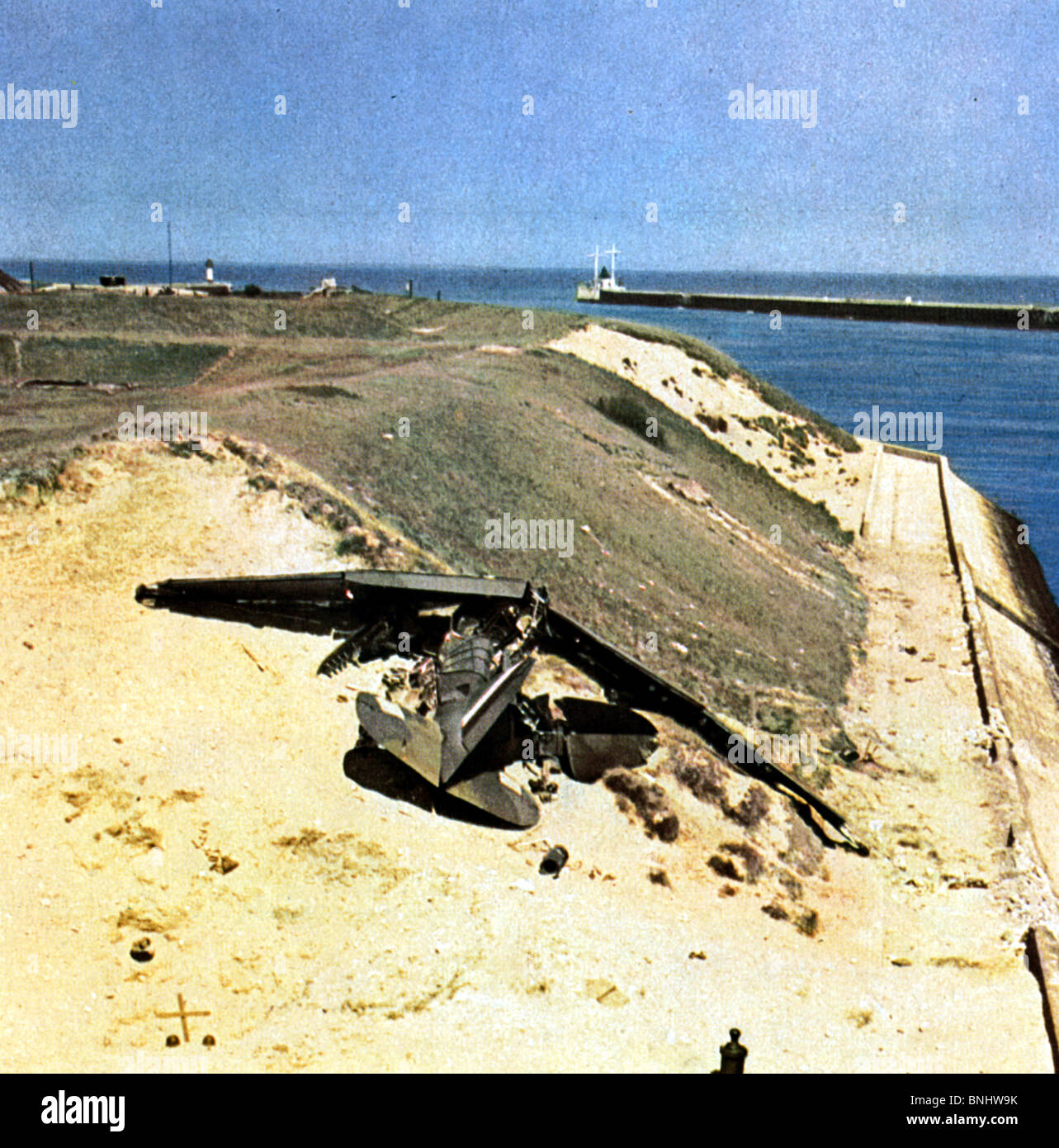 WW2 German Aircraft Shot Down