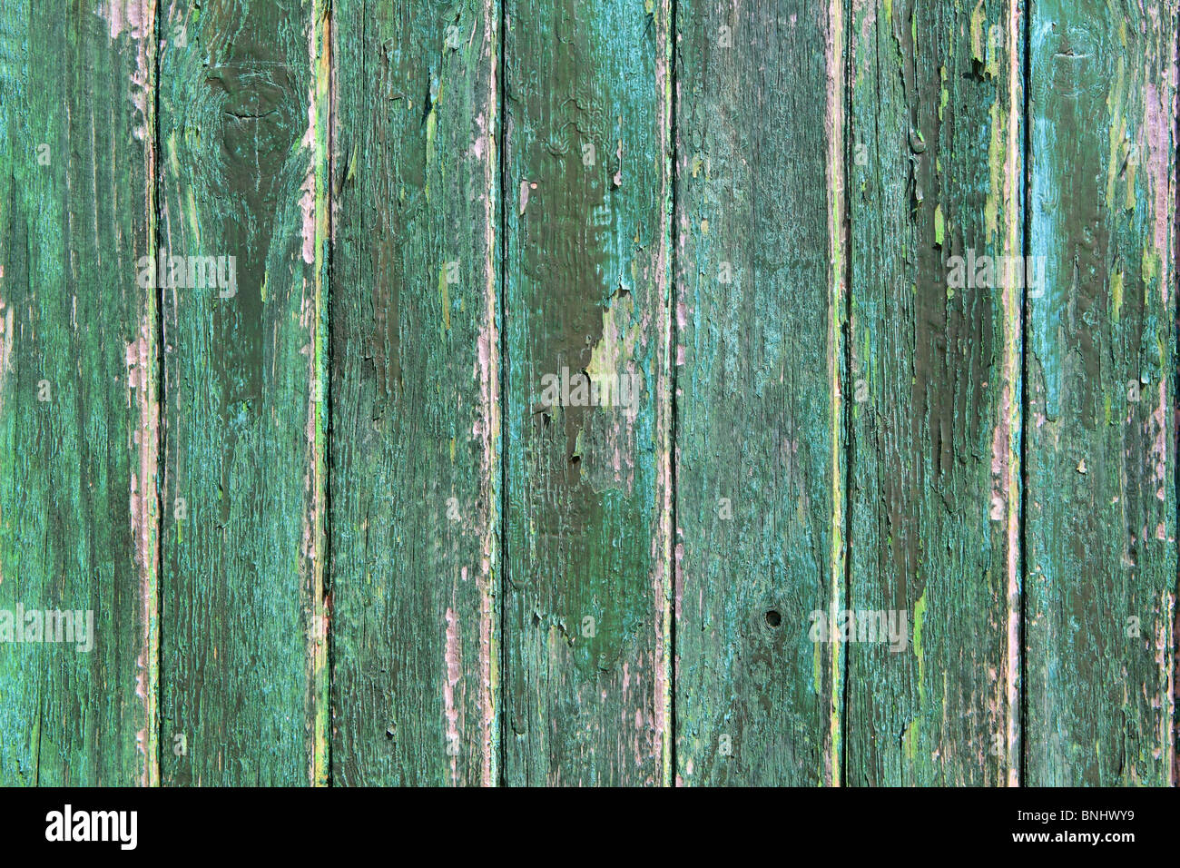 aged weathered green wooden paint door texture background Stock Photo ...