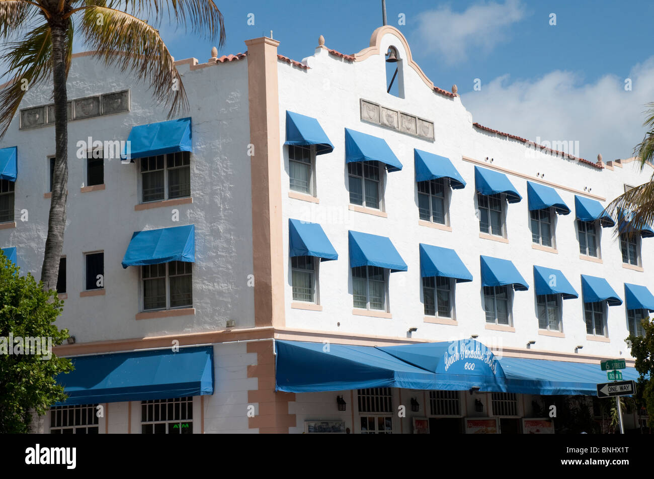 Beach Paradise Hotel On Ocean Drive In South Beach Miami