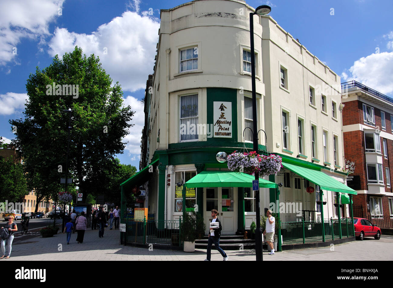 Meeting Place Restaurant,Westminster Bridge Road, Lambeth, London Borough of Lambeth, Greater London, England, United Kingdom Stock Photo