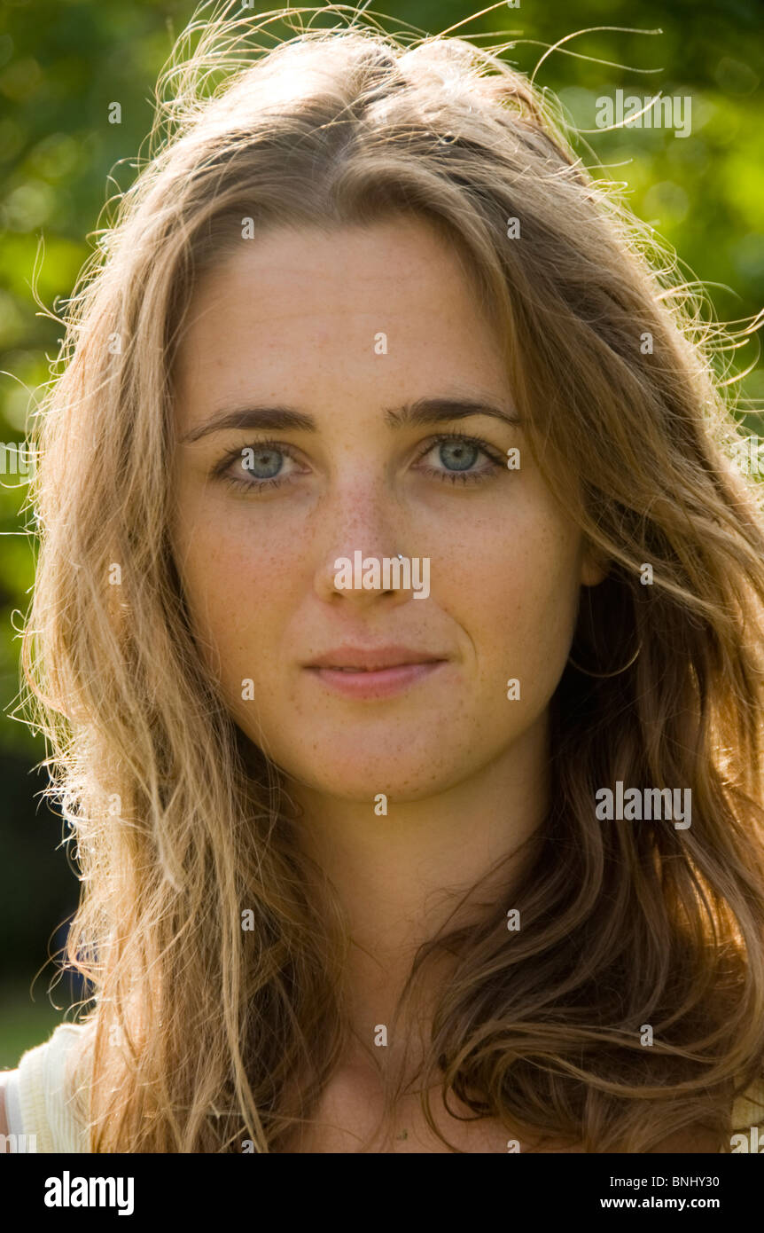 Feminine portrait hi res stock photography and images alamy