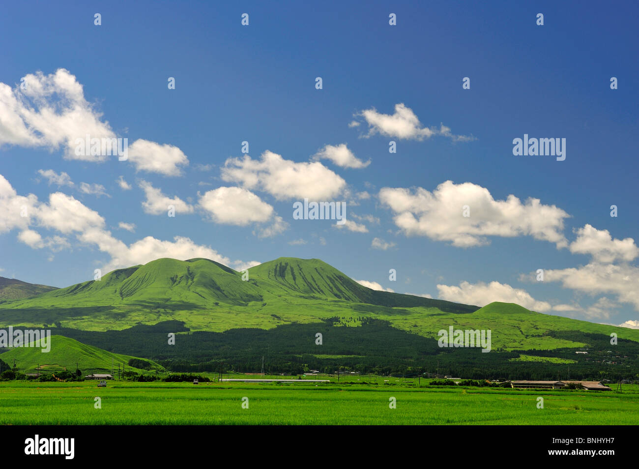 Aso Kumamoto Prefecture Kyushu island Japan Asia Aso National Park ...