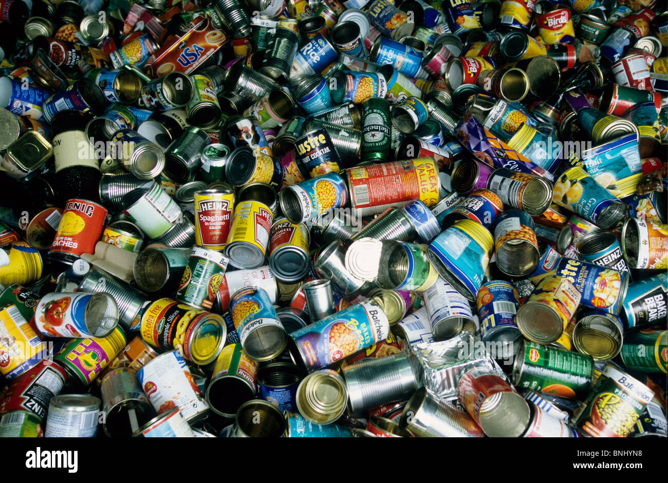 Metal Recycling Aluminium Ferreous Containers Tins Cans Collection