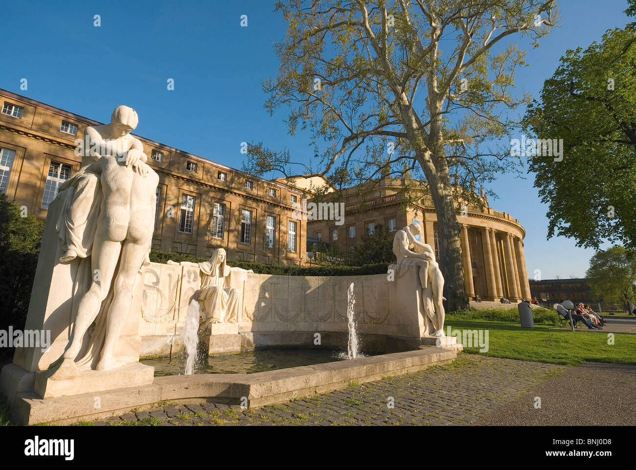 Stuttgart City Germany Baden Wurttemberg Classic Theater Grosses