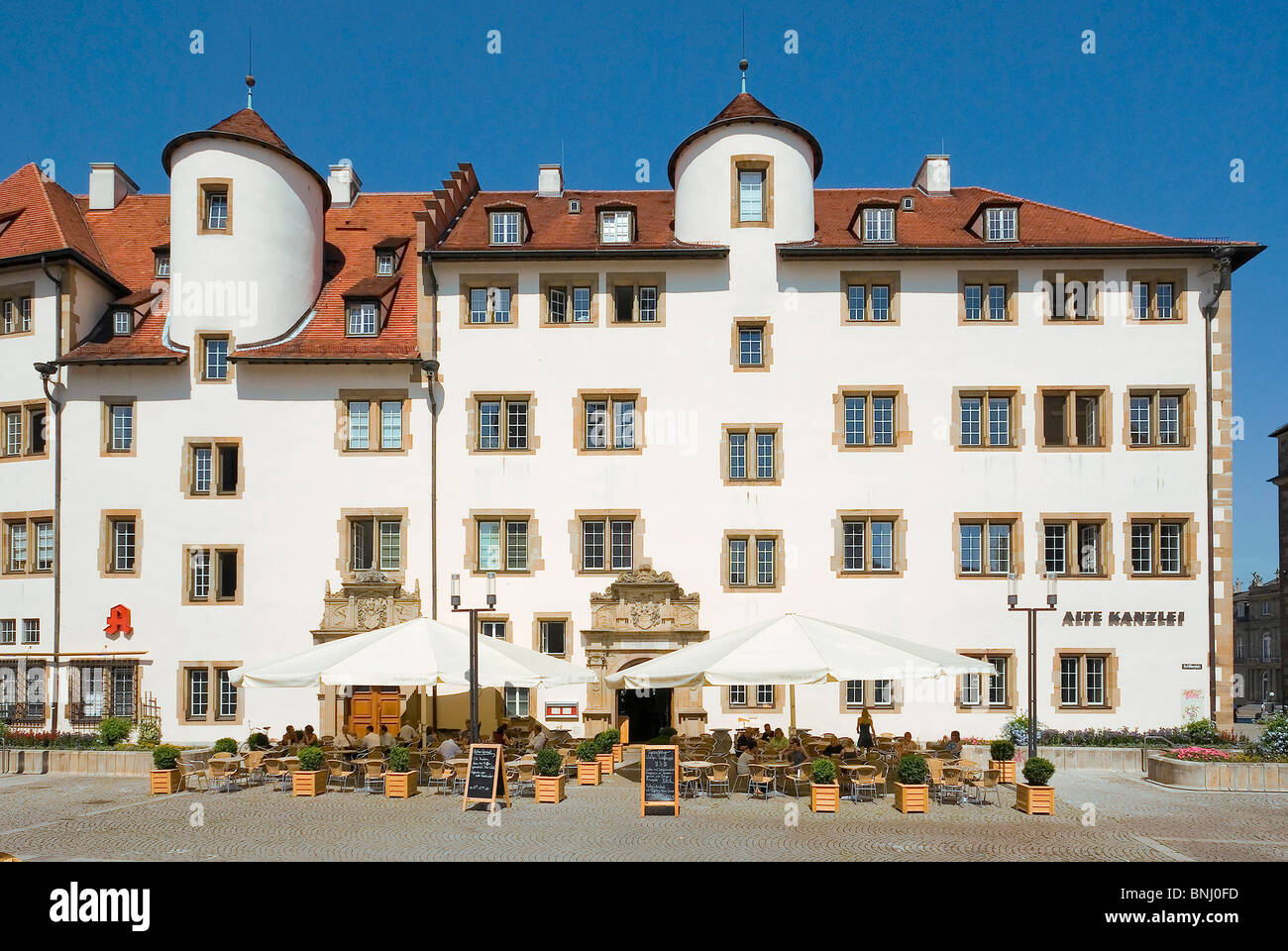 Stuttgart city Germany Baden-Wurttemberg historic Old Town ...