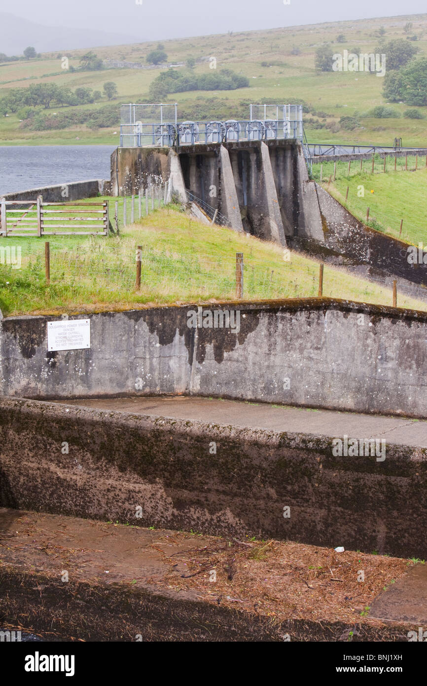 Coedty dam which supplies the water to power Dolgarrog Hydro electric