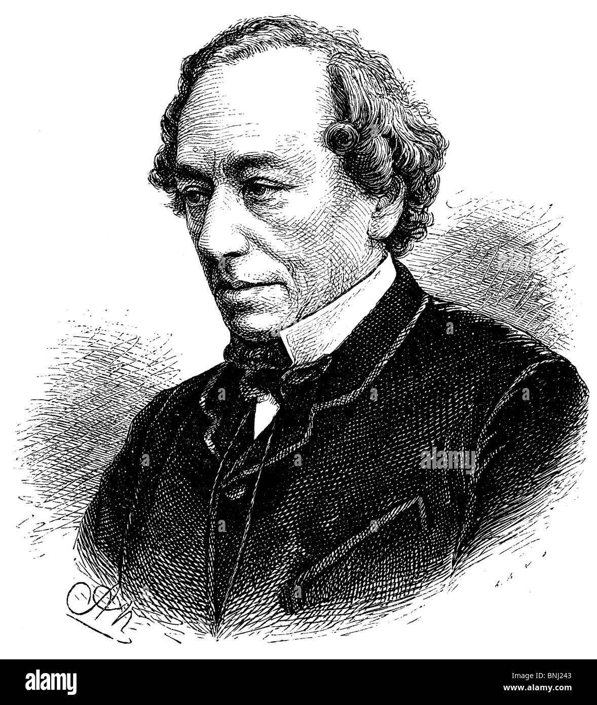 Benjamin Disraeli, 1st Earl of Beaconsfield (21 December 1804 – 19 April 1881), British Prime Minister, parliamentarian,  Conser Stock Photo