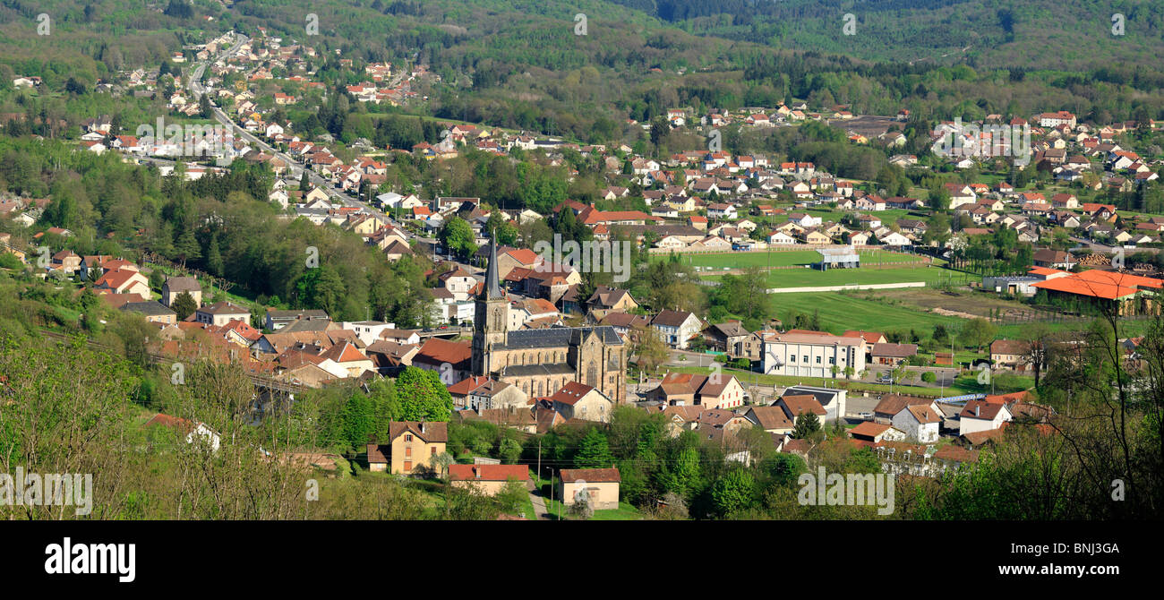 Western Europe Europe European travel Daytime France French landscape Nature Green grass city cities Stock Photo - Alamy
