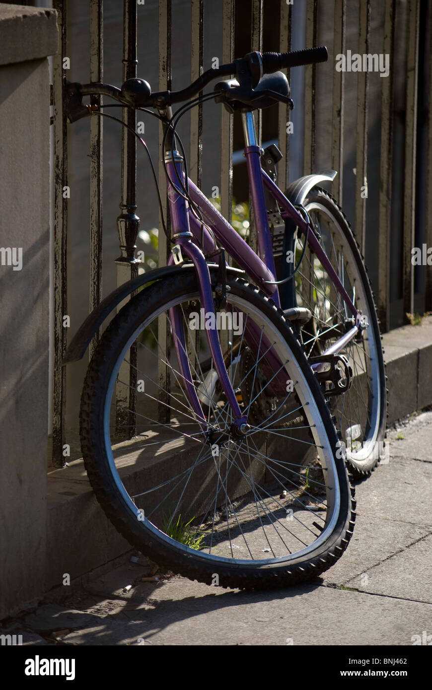 Buckled front bicycle wheel hires stock photography and images Alamy
