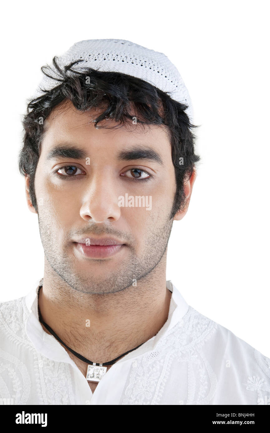 Portrait of a Muslim man Stock Photo