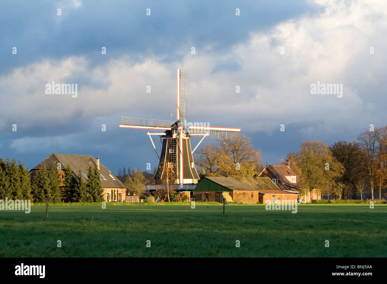 Windmill in Doetinchem, The Netherlands Stock Photo