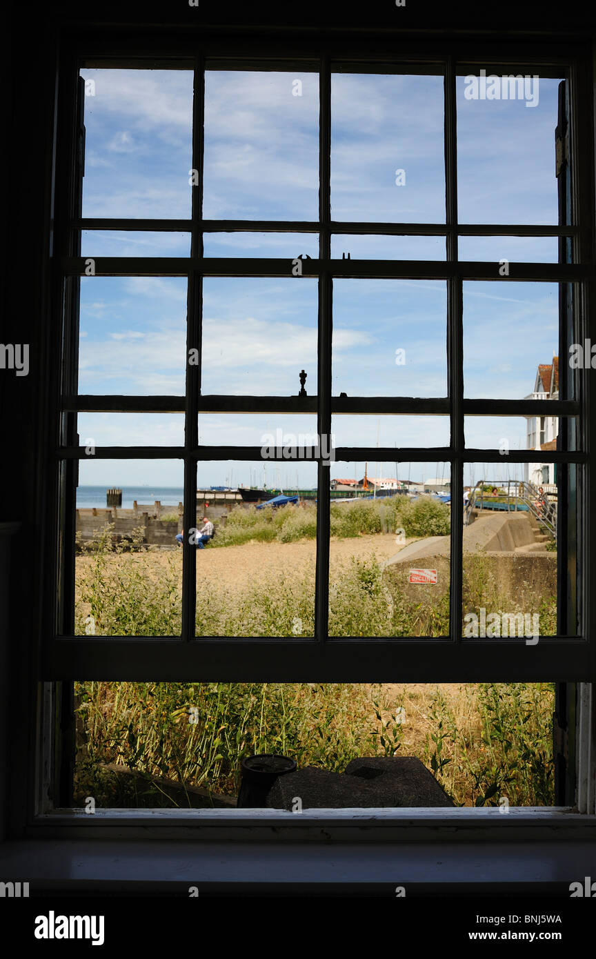 View from a Window , Whistable Stock Photo