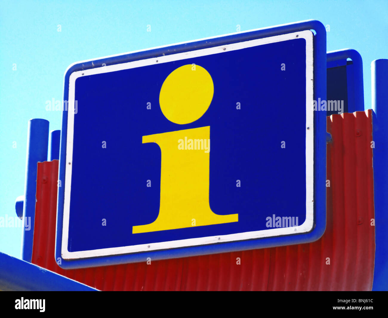 Queensland out forecastle pictogram icon information sign signs illustration example info information info point information Stock Photo