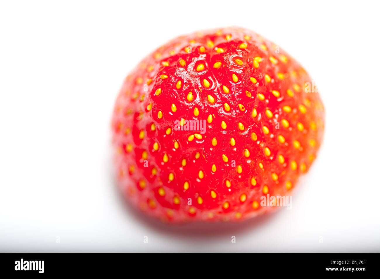 Close up image of a strawberry on a white background Stock Photo - Alamy