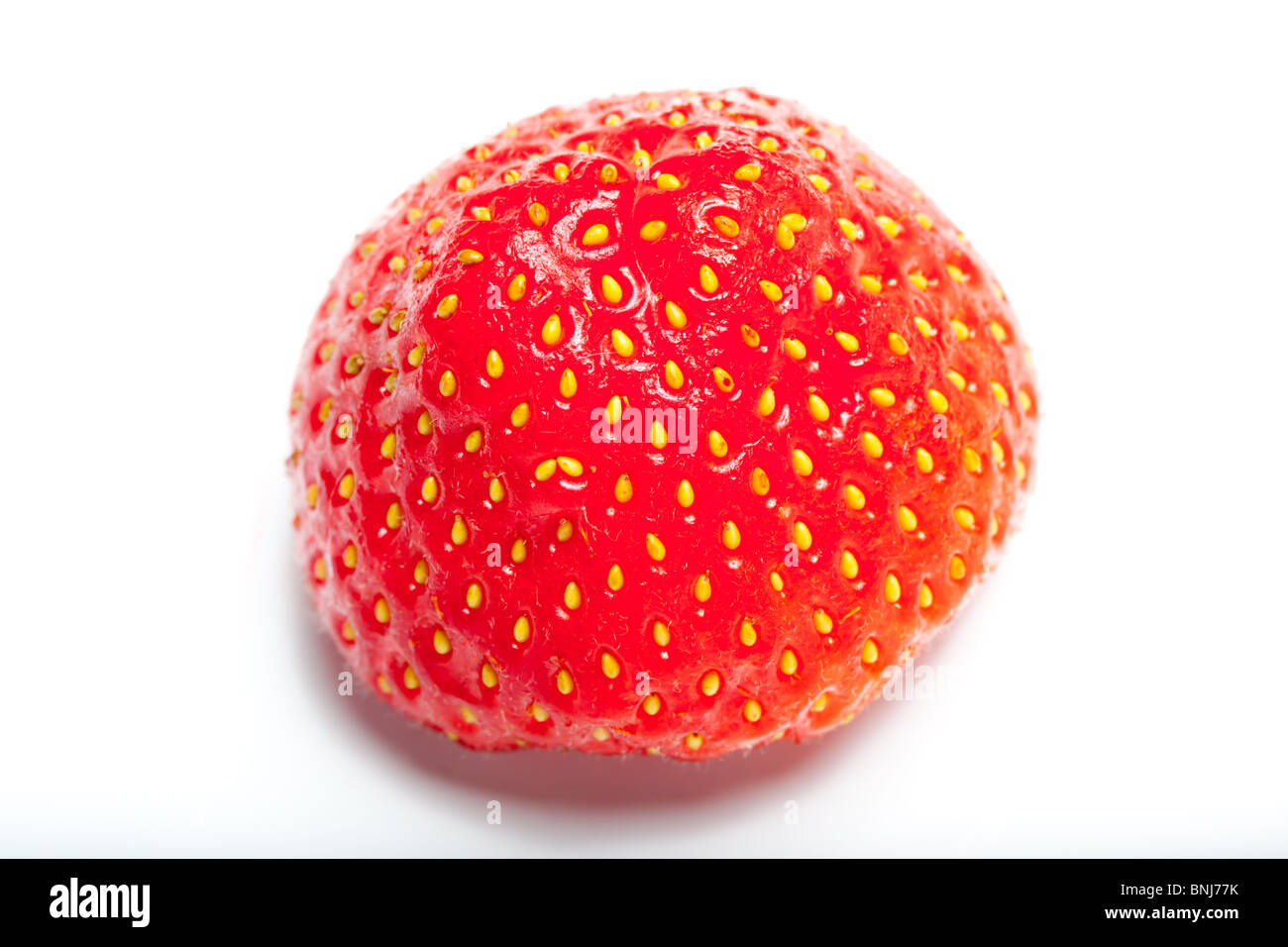 Close up image of a strawberry on a white background Stock Photo - Alamy