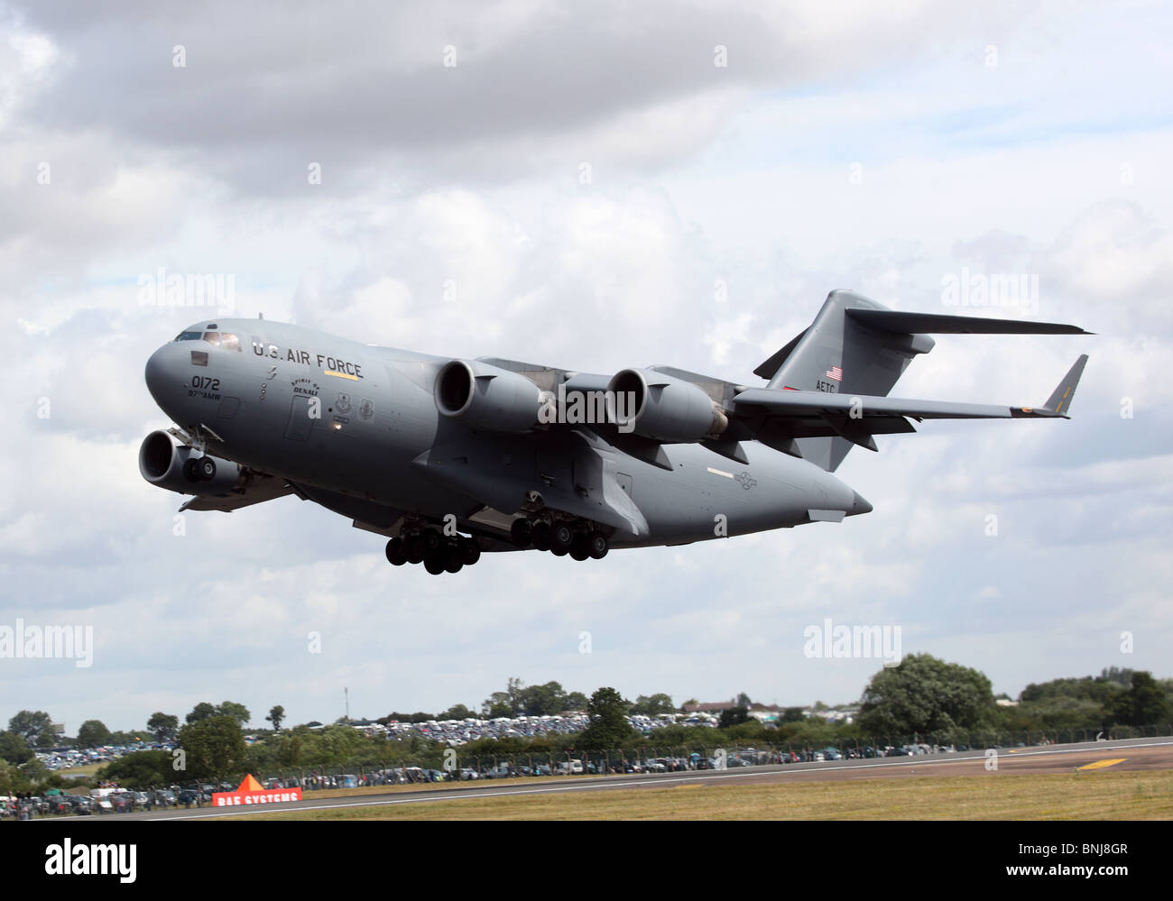 Boeing C17 Globemaster III Fairford Air show Stock Photo Alamy