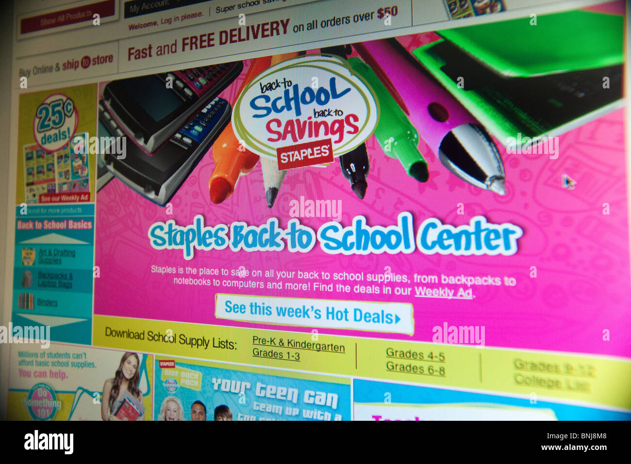 Website Banner Ads Stock Photos Website Banner Ads Stock Images