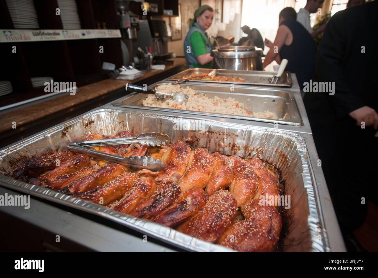 The Masbia kosher soup kitchen in the Flatbush neighborhood of Brooklyn in New York Stock Photo Alamy