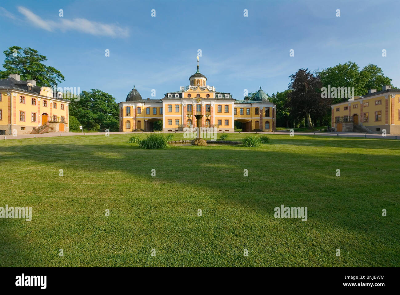 Germany Thuringia Weimar UNESCO world cultural heritage baroque castle Belvedere Lustschloss Pleasure palace rococo museum Stock Photo