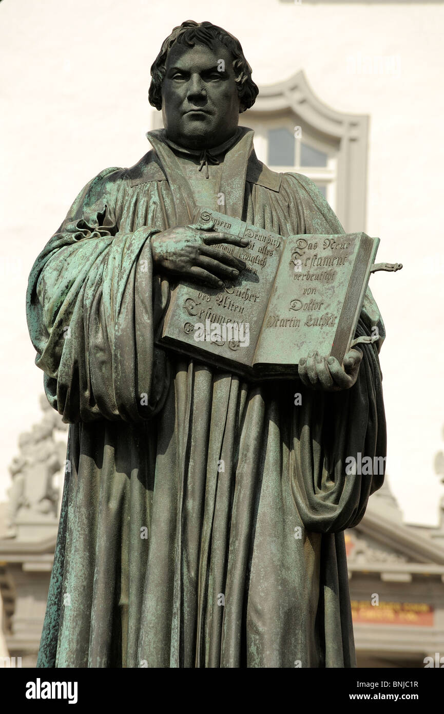 Luther Martin creature reformer statue monument memory Augustinian monk ...