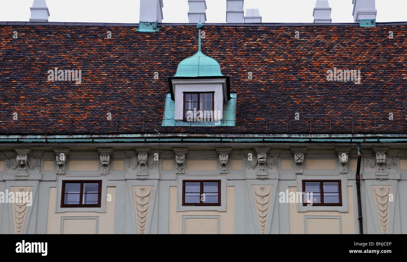 Architecture fragment, Hofburg,Vienna,Austria,Europe Stock Photo