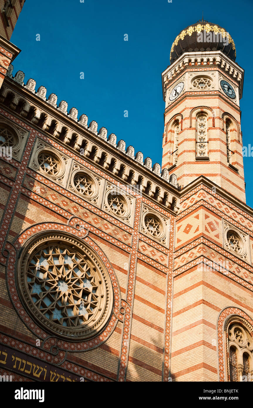 Dohány Street Synagogue, Budapest, Hungary Stock Photo