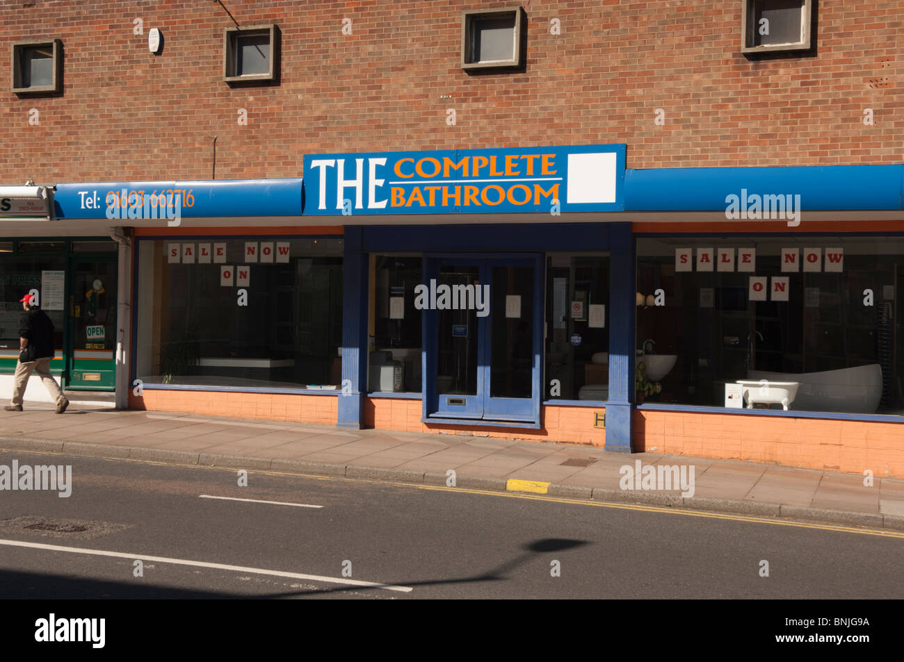 The Complete bathroom shop store in Norwich , Norfolk , England , Great Britain , Uk Stock Photo