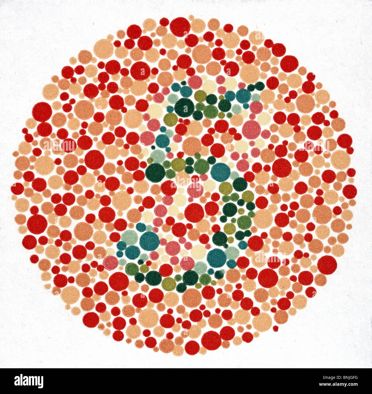 Color blindness Armed Forces Color Vision Test pseudo-isochromatic ...