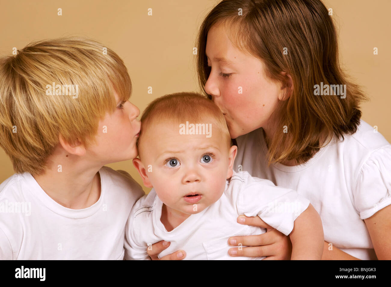 Brothers and Sister Stock Photo Alamy