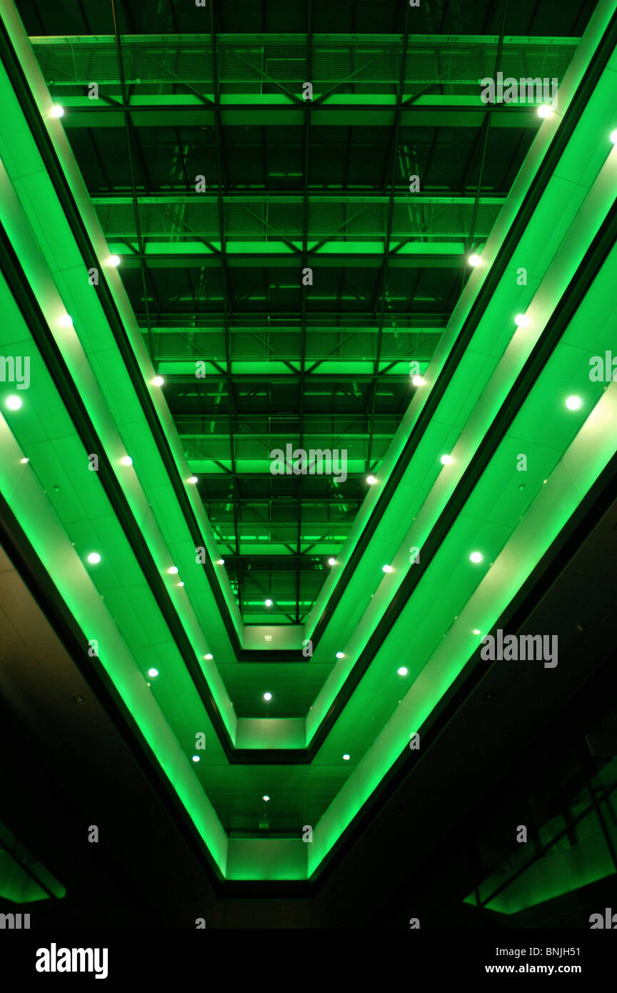 Switzerland Zug city train station railway James Turrell light