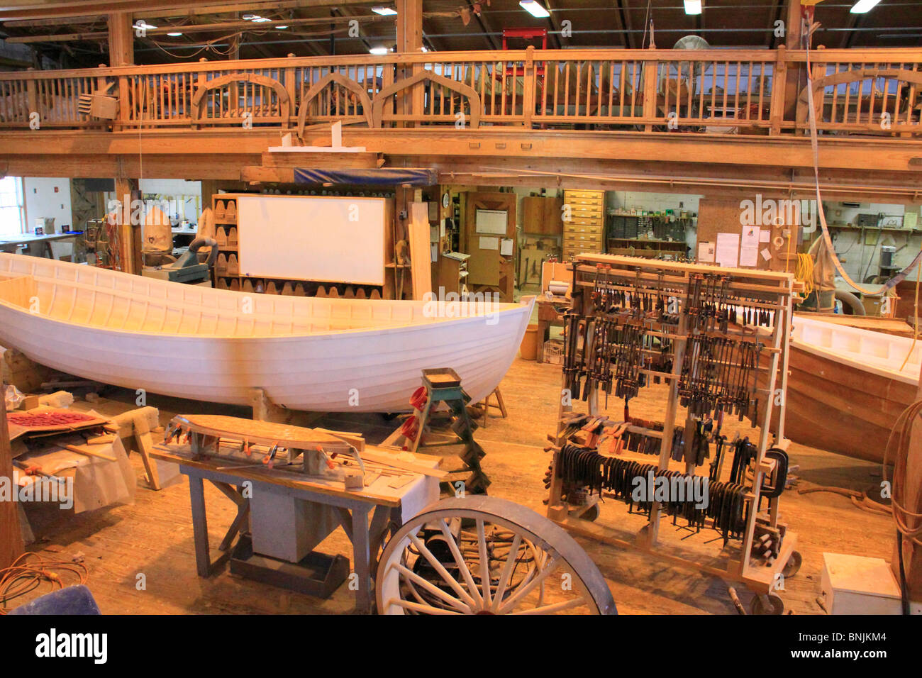 Harvey W. Smith Watercraft Center, North Carolina Maritime Museum, Beaufort, North Carolina, USA Stock Photo