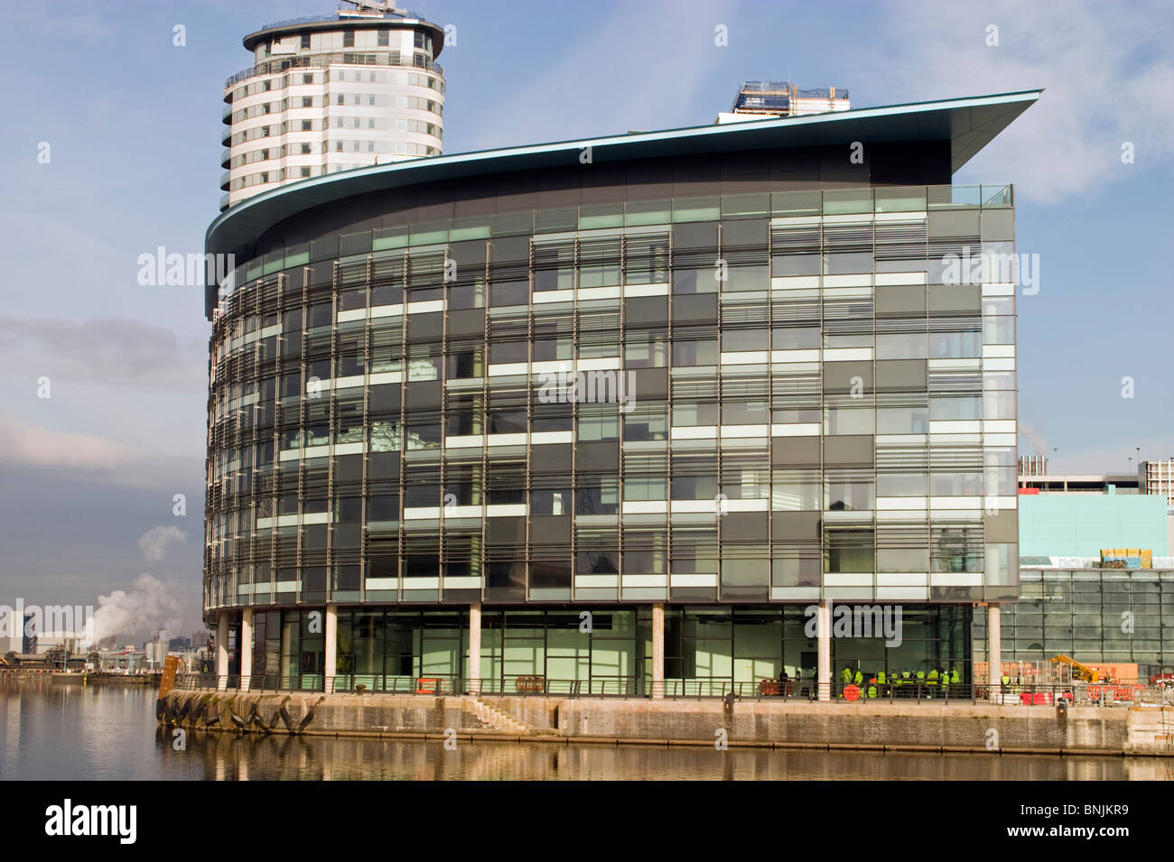 Mediacity Nearing Completion Stock Photo