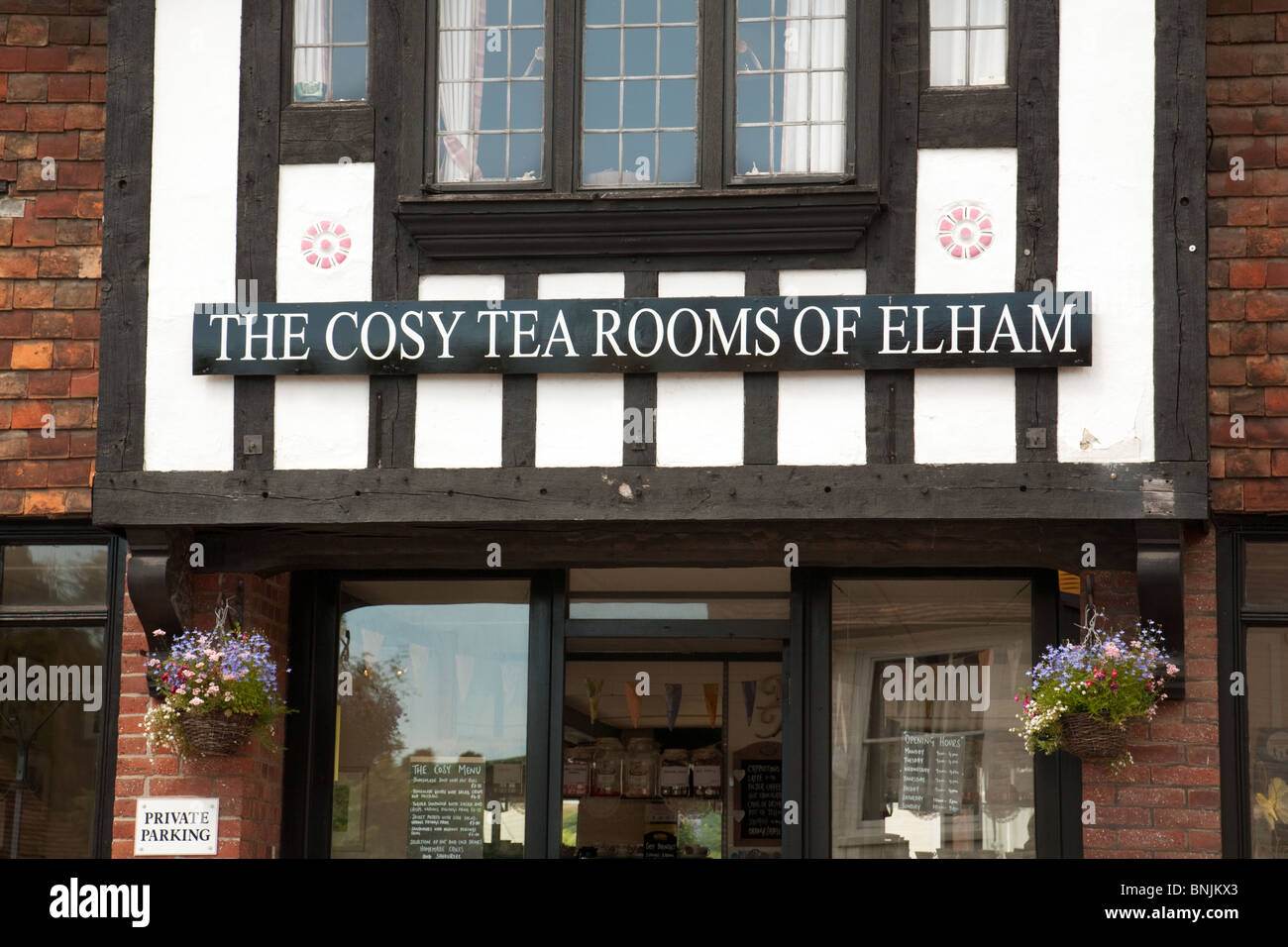 The Tea Shop, Elham Village, Folkestone, Kent, UK Stock Photo