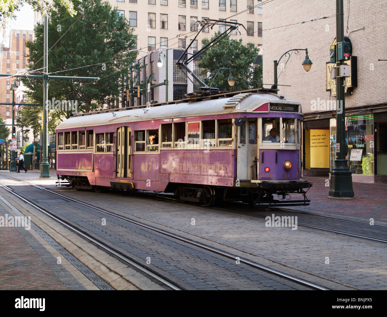 Memphis trolley hires stock photography and images Alamy