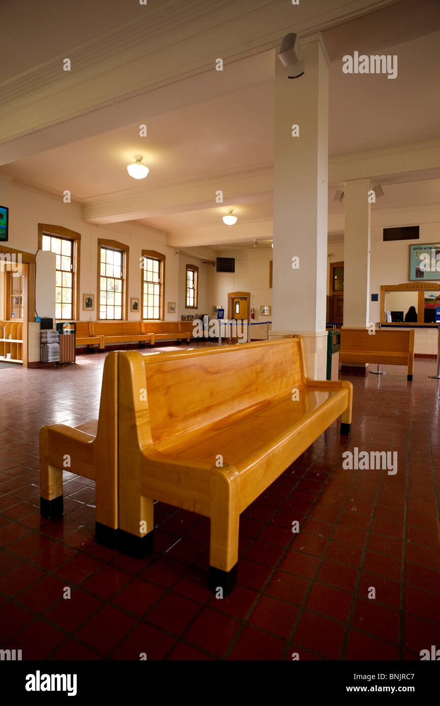 Alaska Railroad Depot Building Anchorage Alaska Stock Photo Alamy