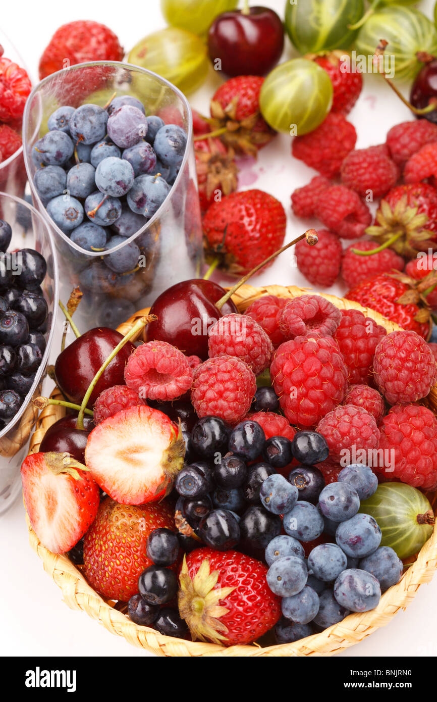 different kinds of berries Stock Photo Alamy