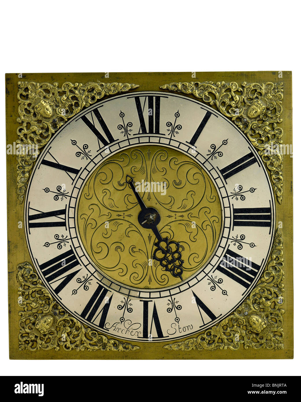 English wall clock Stock Photo